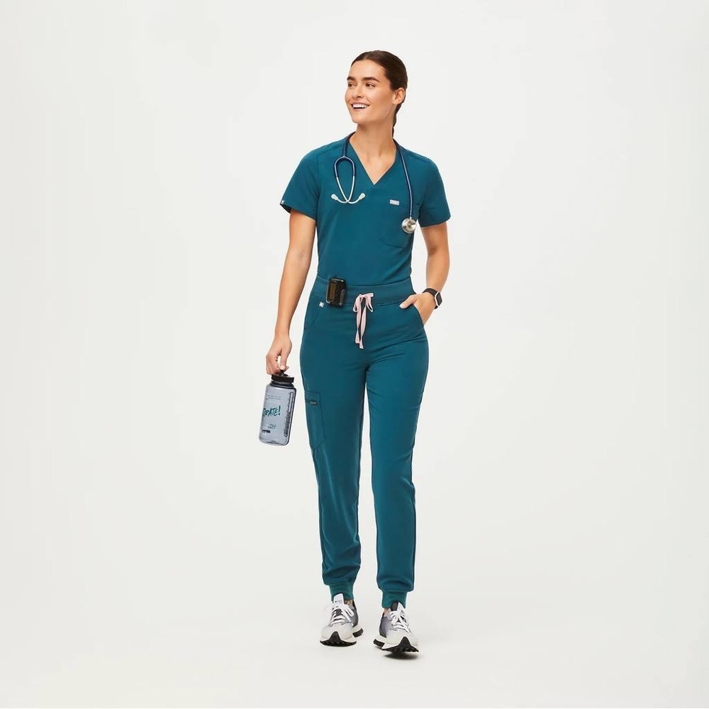 NWT Figs Scrub Set (Caribbean Blue)